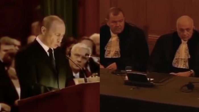 putin 2005 praising hague court conflicts prevention contribution