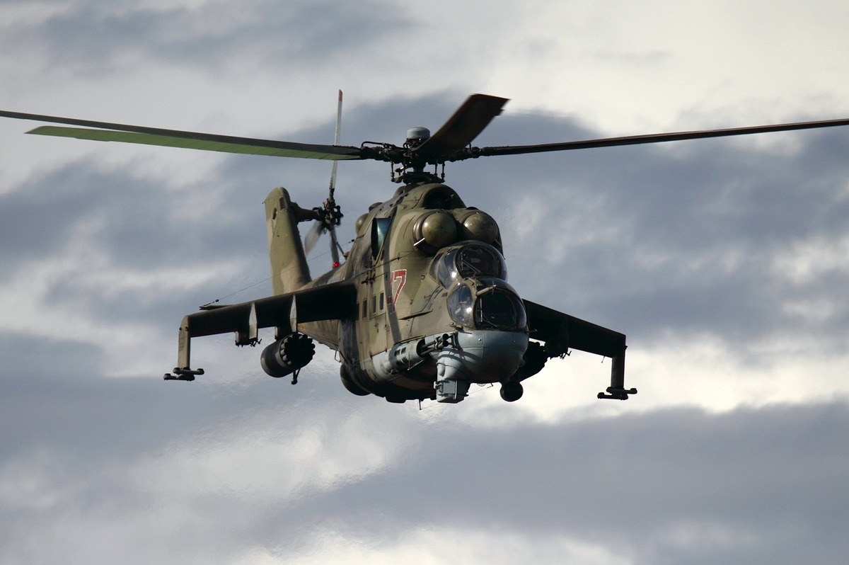Russian helicopter Mi-24P