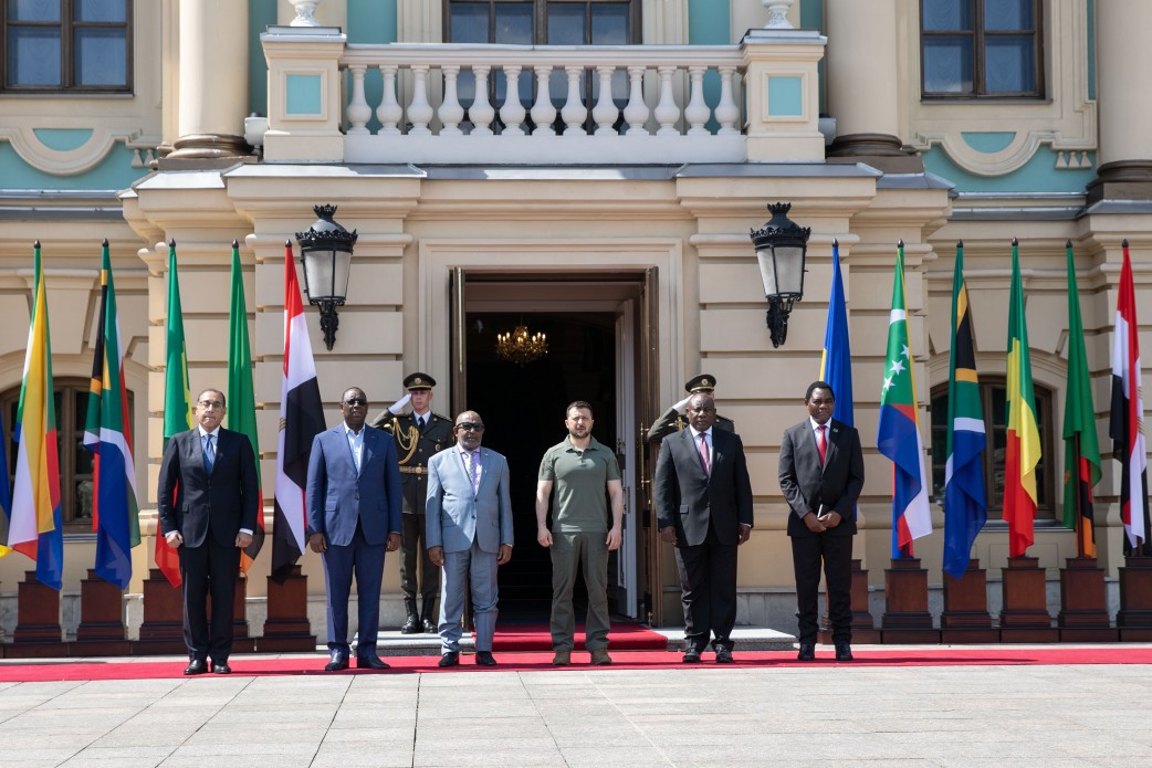 African leaders Ukraine zelenskyy peace plan3