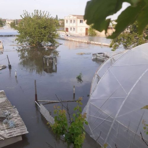 Russia blew up the kakhovka dam flood ecocide genocide