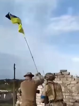 Ukraine raises the flag above Neskuchne counteroffensive