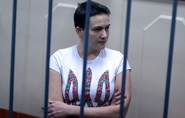 Nadija Sawtschenko im unbefristeten Hungerstreik